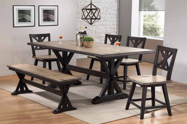 Urban Styles Furniture Orlando Cappuccino/Smoke Gray Dining Chair-2