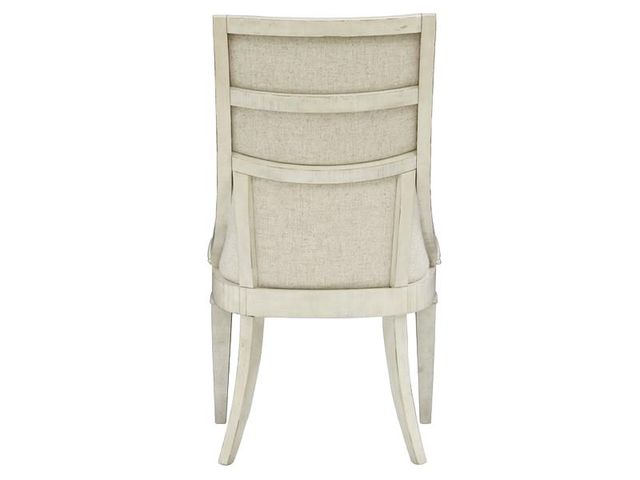 Magnussen Home® Newport 2-Piece Alabaster Dining Arm Chairs with Upholstered Seat and Back Set-3