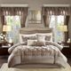 Olliix by Madison Park Essentials Taupe California King Joella 24 Piece Room in a Bag-0