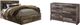 Benchcraft® Derekson 4-Piece Multi Gray King Panel Bed -0
