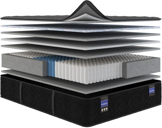 Spring Air® Back Supporter Kaylee 14.5" Hybrid Extra Firm Tight Top Full XL Mattress-2