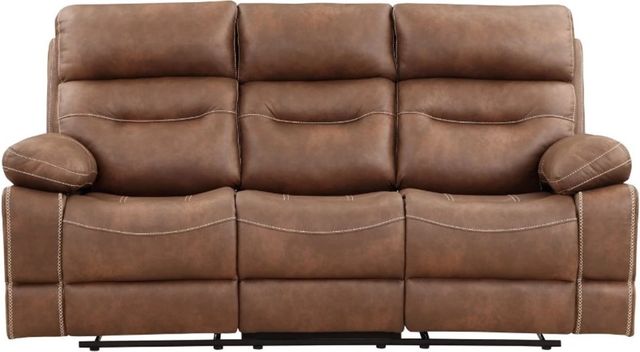 Steve Silver Co. Rudger Chestnut Manual Reclining Sofa-1