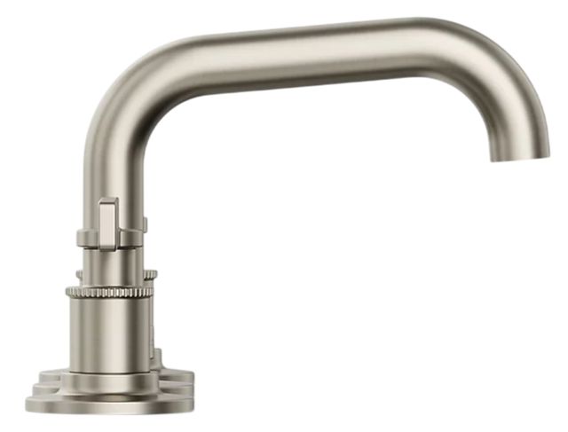 KOHLER® Castia™ Vibrant Brushed Nickel 1.0 GM Widespread Bathroom Sink Faucet-2