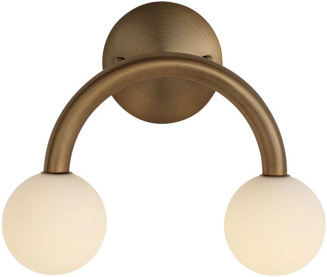 Renwil® Santi Dark Antique Brushed Brass Wall Sconce-3