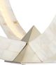 Currey & Company Arietta White Orb Chandelier-4