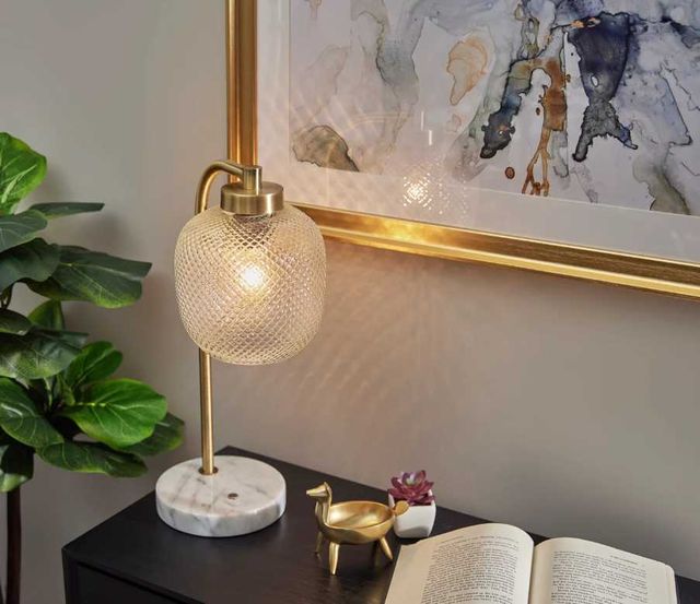 Adesso® Natasha White Table Lamp-4