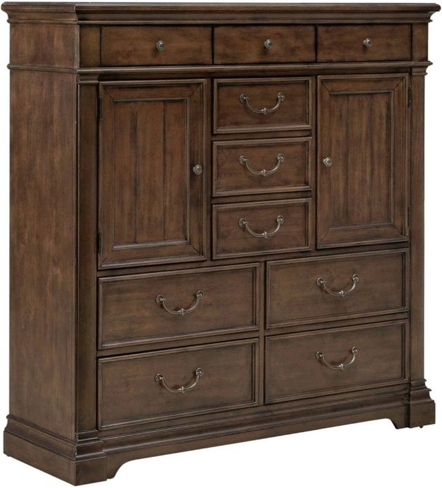 Liberty Furniture Arden Road Satin Cherry Mans Chest-0