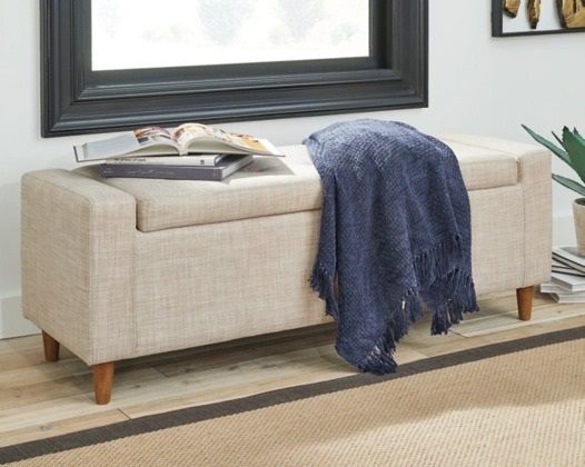 Signature Design by Ashley® Winler Light Beige Accent Bench-4