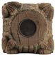 A & B Home Gray Square Antique Carved Pillar Candle Stand-2