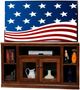 American Heartland Manufacturing Poplar 55" 2-Door TV Stand-1