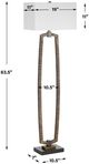 Uttermost® Relic Gold Floor Lamp-3