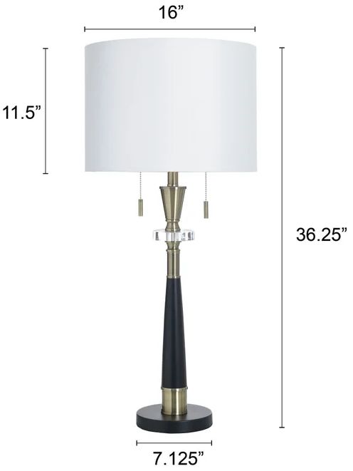 Stylecraft Larson Gold Table Lamp-2
