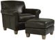 Flexsteel® Dana Black Ottoman-2