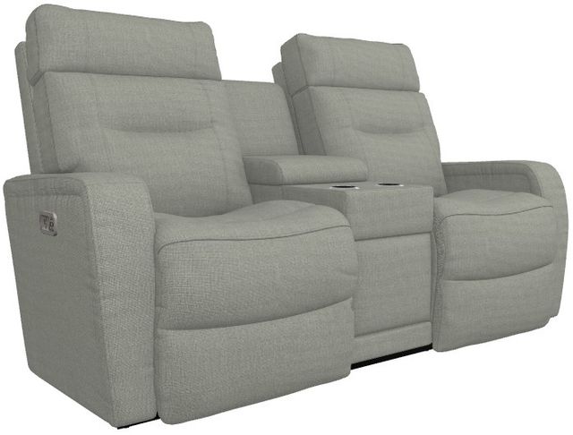 La-Z-Boy® Baron Horizon Power Wall Reclining Loveseat with Console, Headrest and Lumbar-0