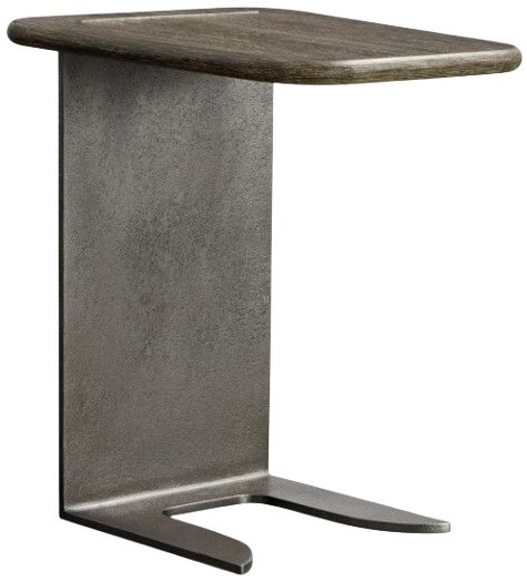 Bernhardt Melba Bernhardt Living Puma Accent Table with Graphite Base-0