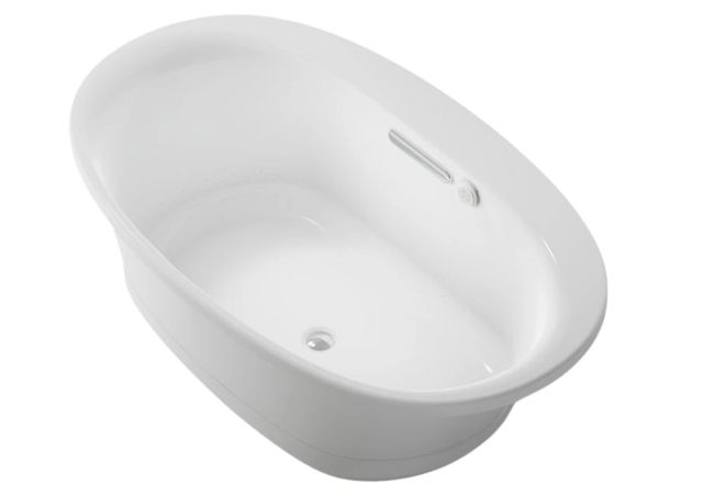 KOHLER® Underscore® Ice Gray 59.75" x 35.75" Drop-In/Undermount Heated BubbleMassage™ Air Bath-0
