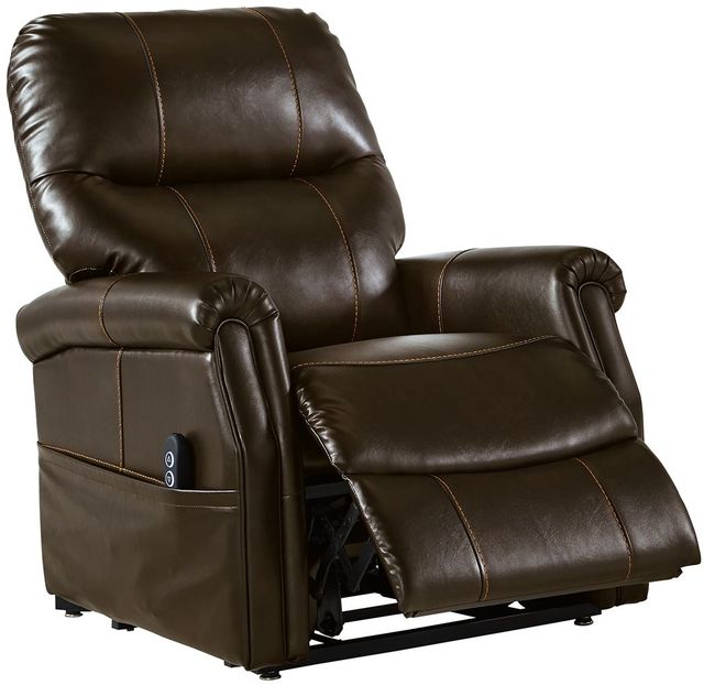 Signature Design by Ashley® Markridge Chocolate Power Lift Recliner-1