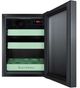 Summit® Beautifridge 14" 0.9 Cu. Ft. Black Commercial Cosmetics Refrigerator with Green Lights-2