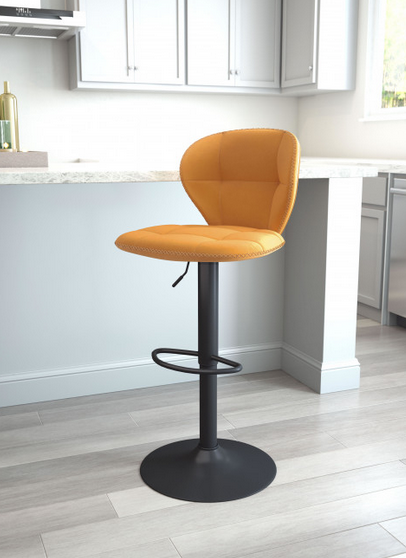 Zuo® Modern Salem Yellow Bar Chair-2