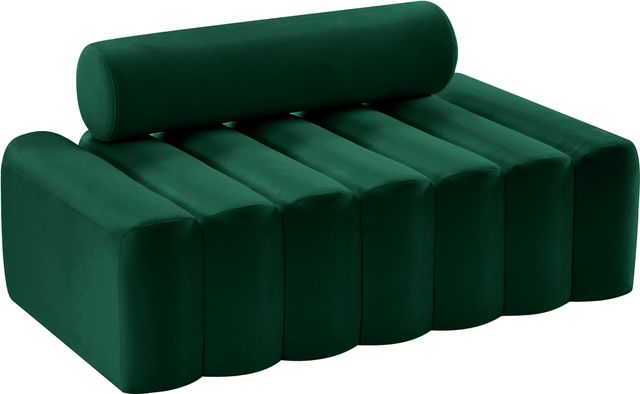 Meridian Furniture Melody Green Velvet Loveseat-0