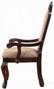 ACME Furniture Chateau De Ville 2-Piece Beige/Espresso Arm Chair Set-3