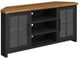 Legends Home Essex Black/Brown Corner Console-0