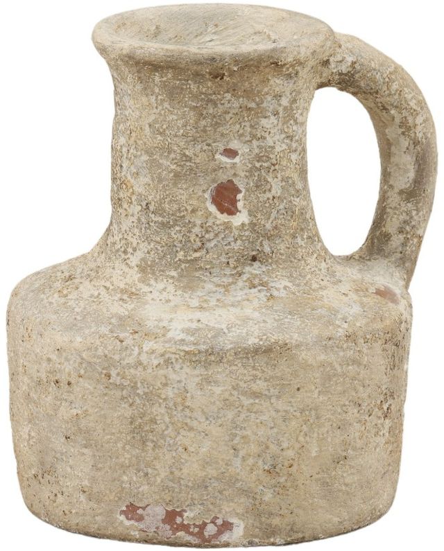 Dovetail Furniture Luciano Antique White Vase-0