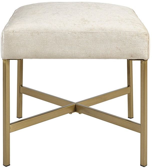Olliix by Martha Stewart Cream Markus Accent Ottoman-0