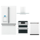 Café™ 4 Piece Kitchen Package-Matte White-0