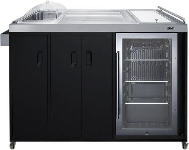 Summit® 60" Glass Outdoor Portable Kitchenette -0