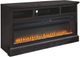 Signature Design by Ashley® Entertainment Accessories Black Wide Fireplace Insert-1