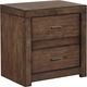 aspenhome® Modern Loft Brownstone 2-Drawer Nightstand-0