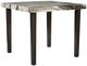 Signature Design by Ashley® Jeshina Beige Counter Table with Dark Brown Base-0