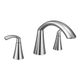 Moen® Glyde Chrome Two-Handle High Arc Roman Tub Faucet-1