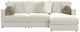 Jackson Furniture Ritzy 3-Piece Bone Right-Arm Facing Sectional and Chaise-3