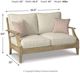 Signature Design by Ashley® Clare View Beige Loveseat with Cushion-3