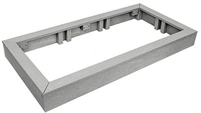C R Plastics Modern Driftwood Veggie Garden Planter-0