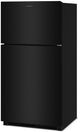 Amana® 33" 21.3 Cu. Ft. Black Top Freezer Refrigerator with Dual Crisper Drawers-3