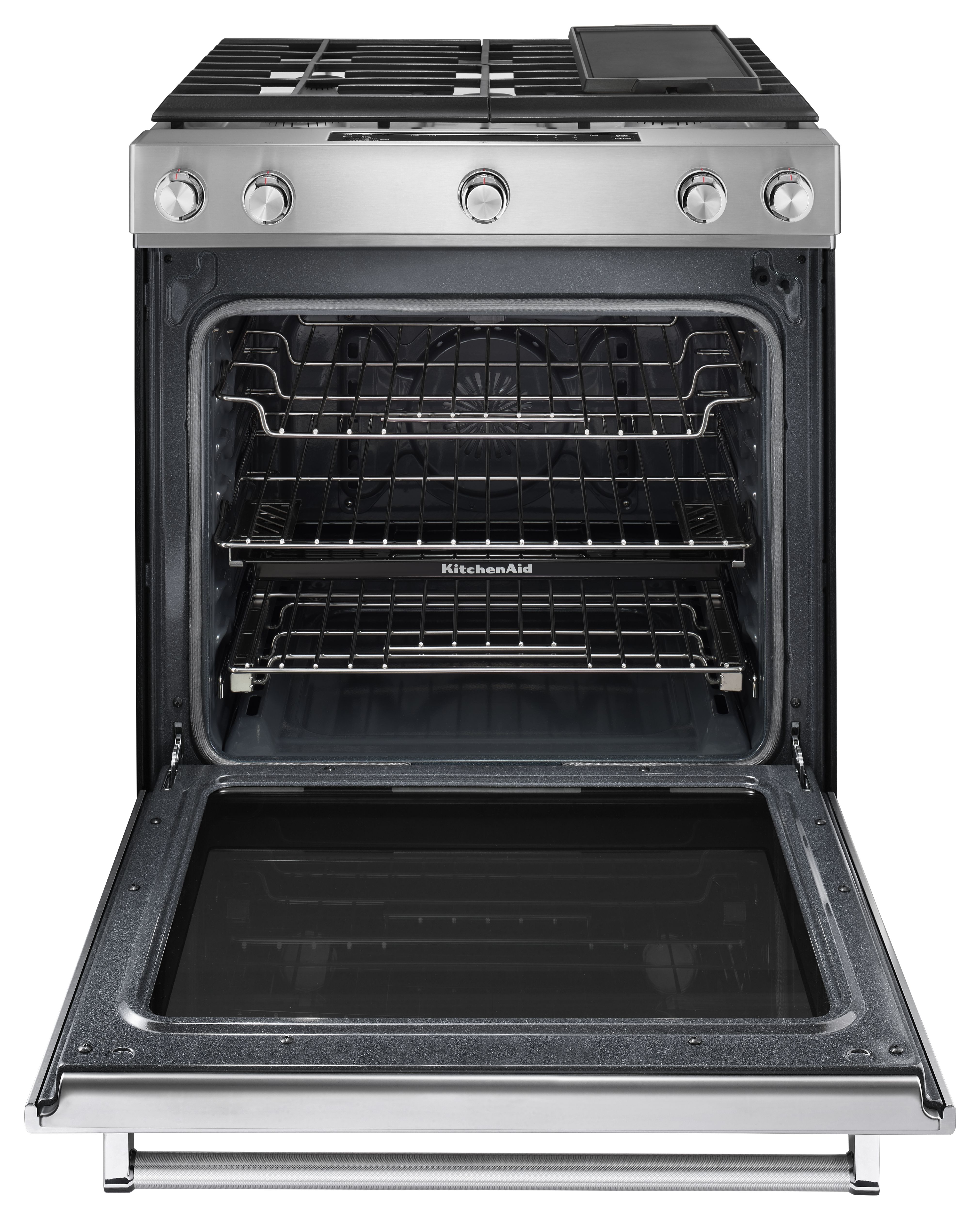 KitchenAid KSGB900ESS Gas Convection Slide-In Range