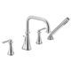 Moen® Colinet Chrome Two-Handle High Arc Roman Tub Faucet-1