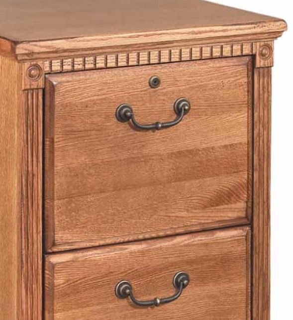 Martin Furniture Huntington Wheat 2-Drawer File Cabinet-1