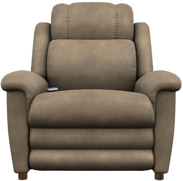 La-Z-Boy® Clayton Mushroom Gold Power Lift Recliner with Massage and Heat-1