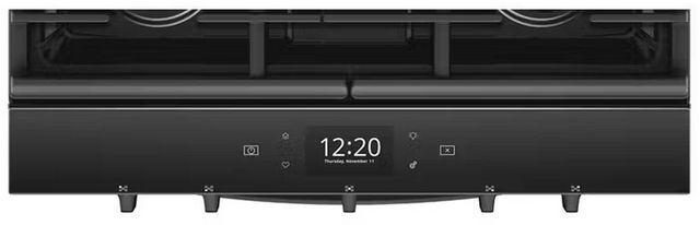 Whirlpool® 30" Smart Slide-In Gas Range-Black-1