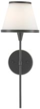 Currey & Company Bagno Brimsley Oil Rubbed Bronze/Opaque Wall Sconce-1