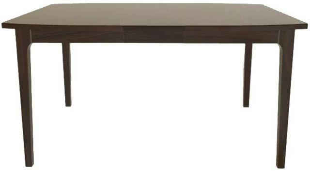 Mavin Customizable 48" x 48" Boat Extendable Dining Table with 12" Leaf-1