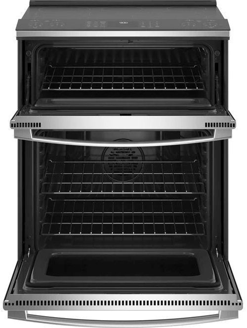 GE Profile™ 30" Fingerprint Resistant Stainless Steel Slide-In Electric Range-1