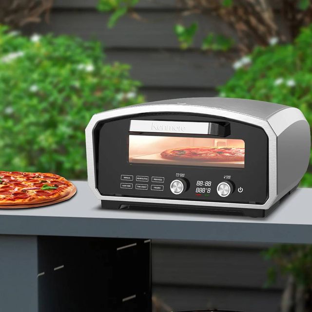 Kenmore® 20" Stainless Steel Outdoor/Indoor Countertop Electric Pizza Oven-2