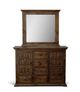Vintage Furniture Chalet Walnut King 4 Piece Bedroom Set-3