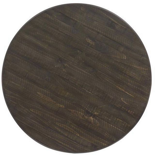 Magnussen Home® Bellamy Peppercorn Round Cocktail Table-3