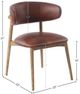 LH Home Milo Tobacco Dining Chair-1